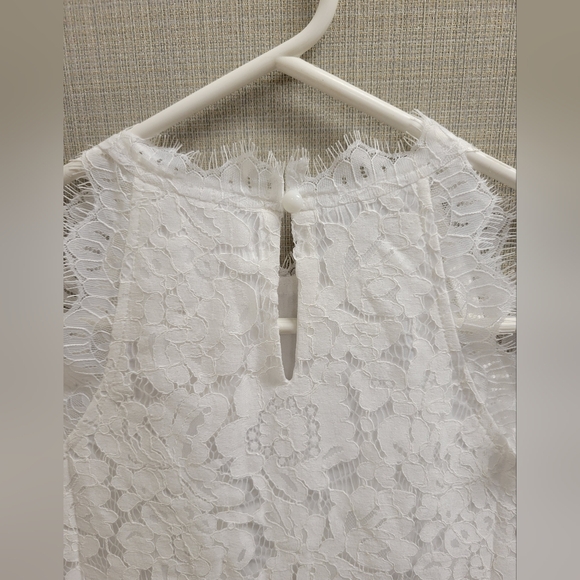 Womens Sleeveless Lace Blouse - Picture 8 of 10